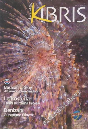 Turistik Kıbrıs Dergisi - Dosya: Başaran Ulusoy: AB Sürecini Değerlendirdi - Lefkoşa'da Tarihi Kurtarma Projesi - Denizaltı Günışığına Çıkıyor - Sayı: 7      Kış