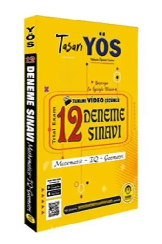 Tasarı Yayınları YÖS 12 Video Çözümlü Deneme