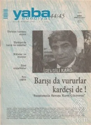 Yaba Edebiyat Dergisi Sayı: 44-45 Kolektif Yaba Yayınları Satın Al - e