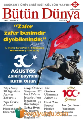 Bütün Dünya Dergisi Ağustos 2024 Kollektif