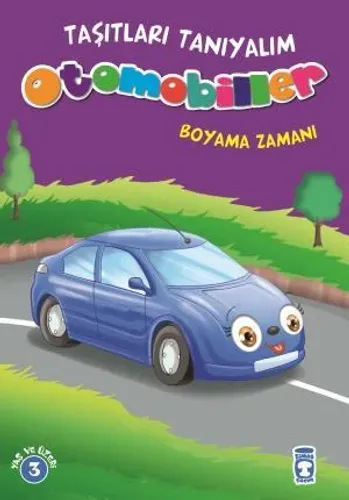 Otomobiller Boyama Zamanı - Taşıtları Tanıyalım