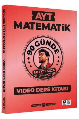 Mert Hoca Yayınları 2026 90 Günde AYT Matematik Video Ders Kitabı