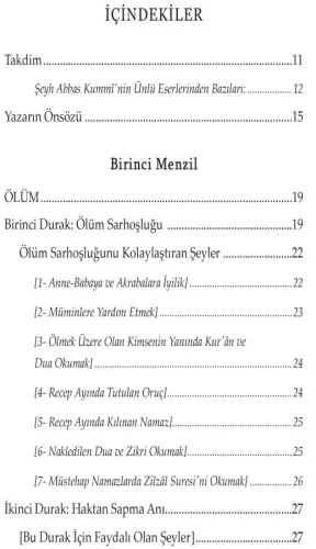 Ahiret Menzilleri Şeyh Abbas Kummi Ahiret Menzilleri Şeyh Abbas Kummi