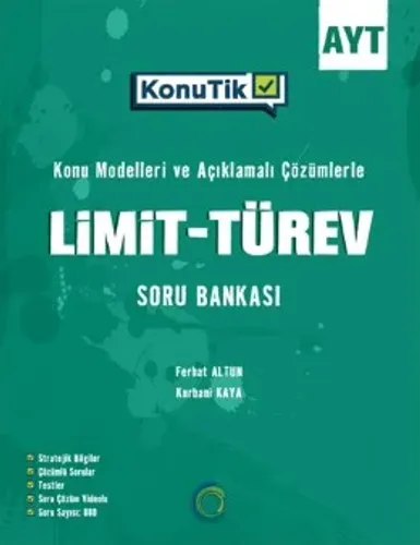Okyanus Yayınları Ayt KonuTik Limit - Türev Soru Bankası