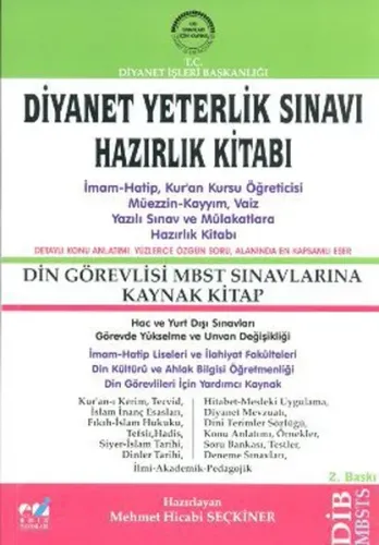Diyanet Yeterlik Sınavı Hazırlık Kitabı MBSTS