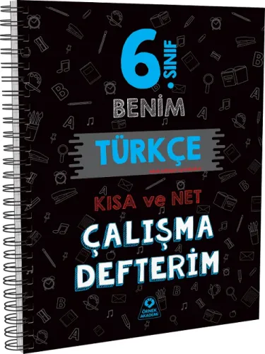 Örnek Akademi 6. Sınıf Benim Türkçe Çalışma Defterim