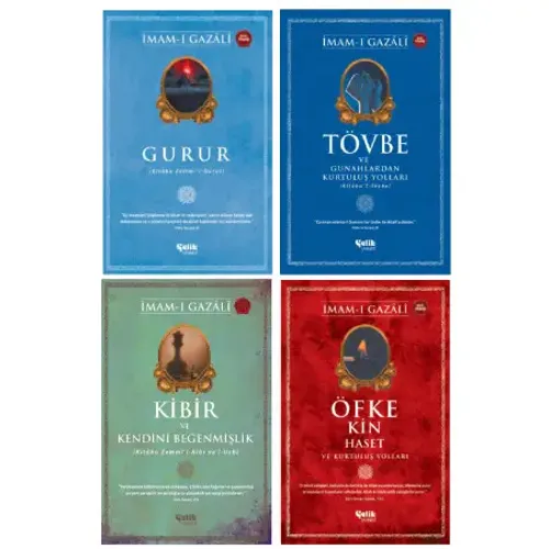 Nefs Terbiyesi ve Ahlakı Güzelleştirme-Öfke Kin Haset ve Kurtuluş-Evlilik Adabı-İki Şehveti Dizginle 4'lü Set