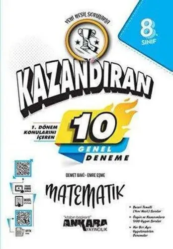 LGS 1. Dönem Konularını İçeren 10 Matematik Denemesi