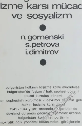Bulgaristan'da Faşizme Karşı Mücadele ve Sosyalizm -        1978