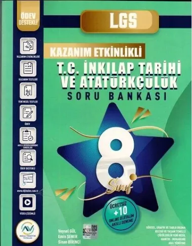 8. SINIF KAZANIM ETKİNLİKLİ SORU BANKASI İNK.TARİHİ - 2