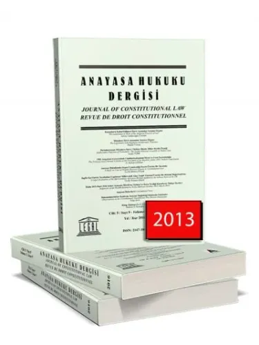 Legal Anayasa Hukuku Dergisi ( 2013 Yılı Aboneliği ) ( 2 Sayı )