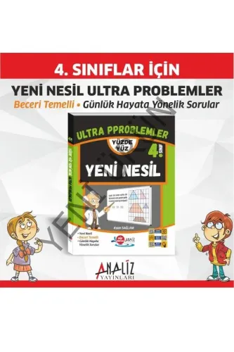 ANALİZ 4.Sınıf ULTRA PROBLEMLER SORU BANKASI