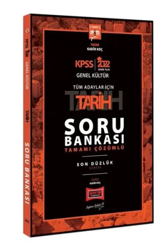 2022 KPSS Genel Kültür Tüm Adaylar İçin Son Düzlük 5 Yargıç Tamamı Çözümlü Tarih Soru Bankası
