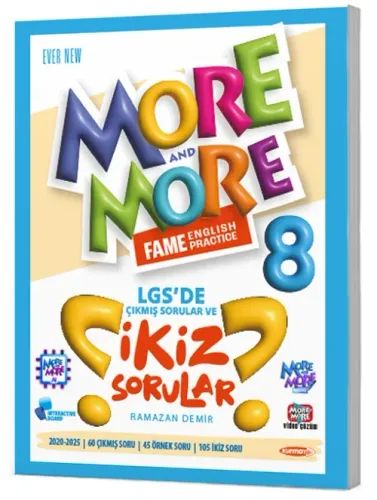 Kurmay ELT More and More English 8 LGS de Çıkmış İkiz Sorular