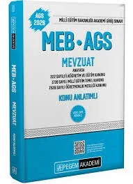 2026 MEB AGS KONU ANLATIMLI MEVZUAT    