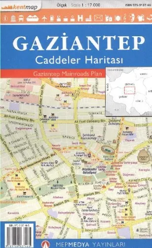 Gaziantep Caddeler Haritası