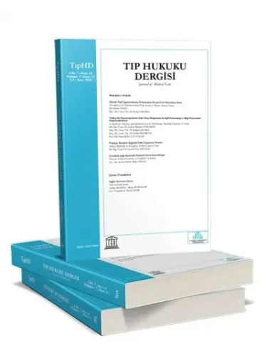 Legal Tıp Hukuku Dergisi ( 2020 Yılı Aboneliği ) ( 2 Sayı )