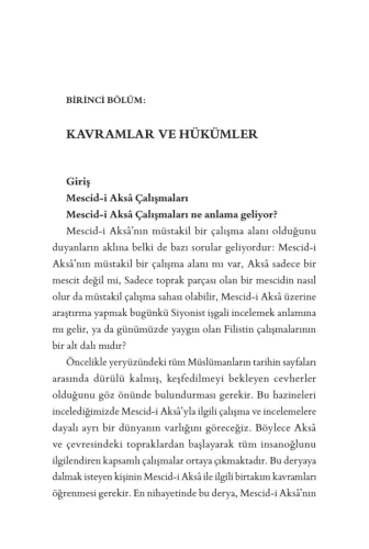 Beytülmakdis Çalışmalarına Giriş