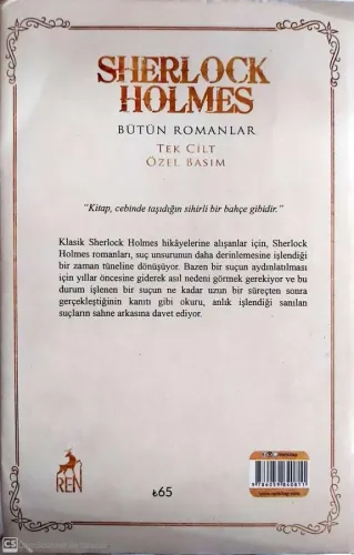 Sherlock Holmes Bütün Romanlar (Tek Cilt Özel Basım) Sir Arthur Conan 