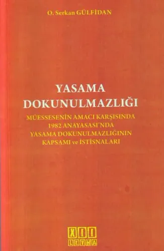 Yasama Dokunulmazlığı