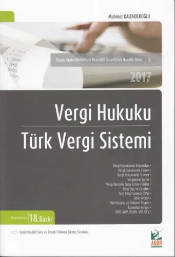 Vergi Hukuku - Türk Vergi Sistemi