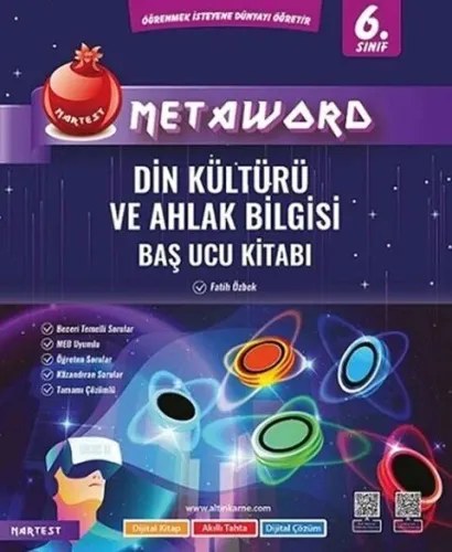 Nartest Yayınları 6. Sınıf Din Kültürü ve Ahlak Bilgisi Metaword Baş U