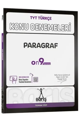 Barış Yayınları TYT Türkçe Paragraf Konu Denemeleri
