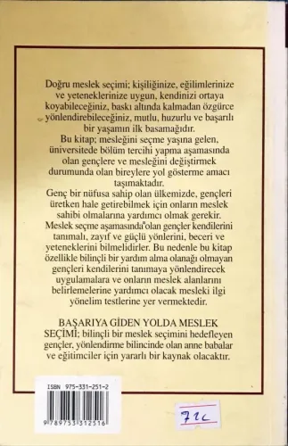 Başarıya Giden Yolda Meslek Seçimi Cavidan Telman Epsilon Yayıncılık