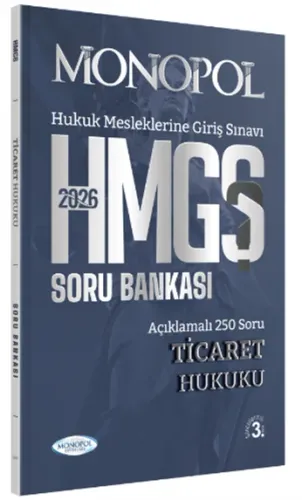 HMGS Ticaret Hukuku Soru Bankası Yayın Kurulu