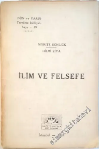 İlim ve Felsefe