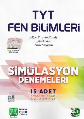 3D TYT FEN BİLİMLERİ SİMÜLASYON DENEMELERİ