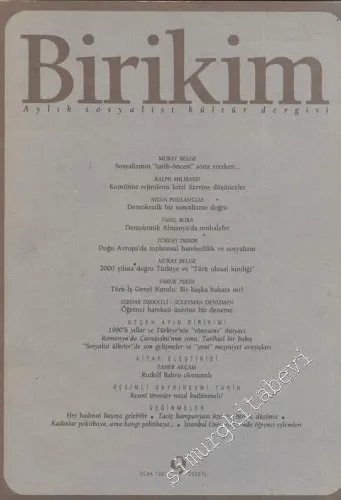 Birikim Aylık Sosyalist Kültür Dergisi - Sayı: 9, Ocak 1990