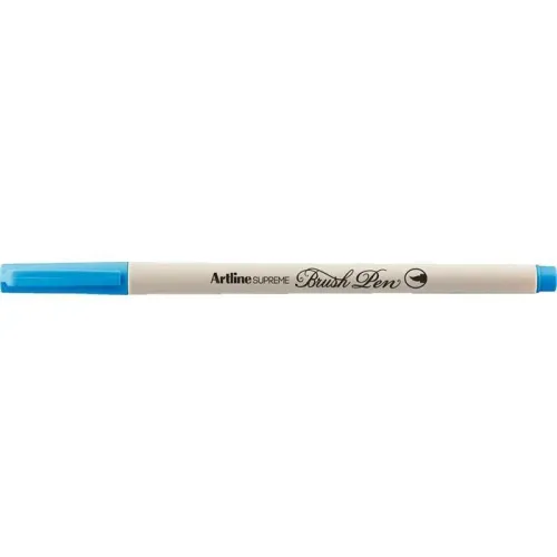 Artline Supreme Brush Uçlu Kalem Fosforlu Mavi