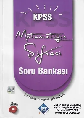2022 KPSS Matematiğin Şifresi Soru Bankası Video Çözümlü Kr Akademi Yayınları