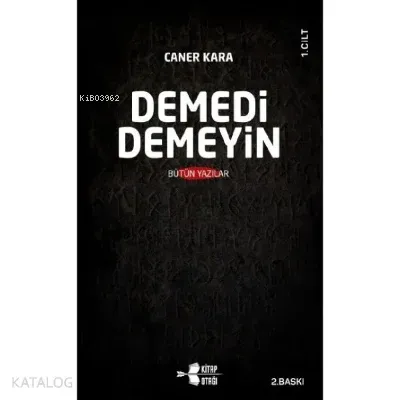 Demedi Demeyin Cilt 2 Bütün Yazılar