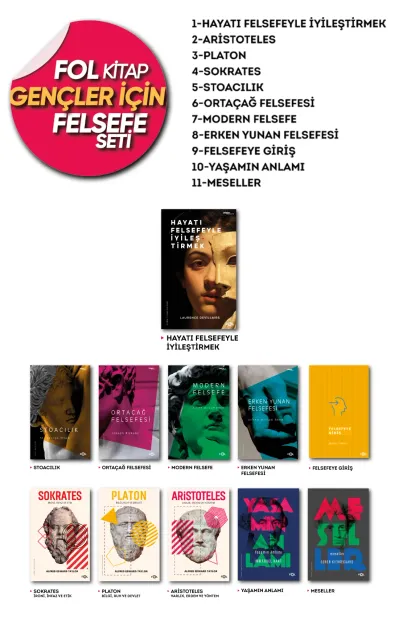 folkitap.com Gençler İçin Felsefe Seti (11 Kitap)