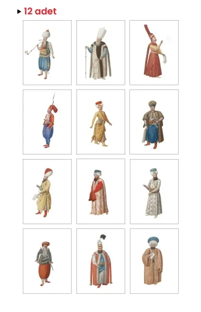 Osmanlı Kartpostal 3 (12'li)