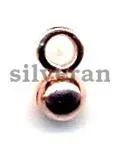Silver Mix Beads Rose Gold