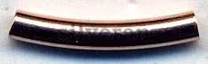 Silver Tubes Rose Gold