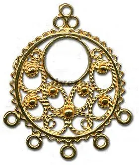 Gold Vermeil - Chandelier Earrings