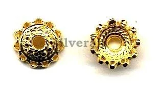 Silver Beads - Gold Vermeil
