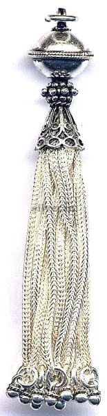 Silver Tassel Large