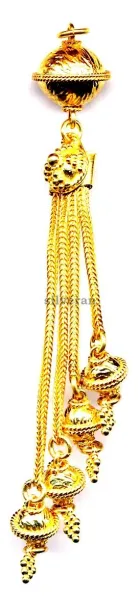 Silver Tassels - Gold Vermeil