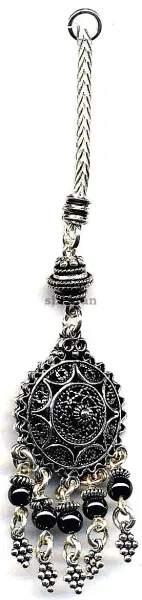 Silver Tassel Line Stone