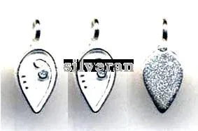 273011BRT - Gümüş Sallantı - Drop Bead - Silber Perlen