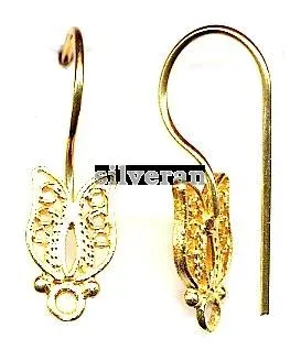 Silver Beads Gold Vermeil