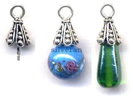Silver Bail Beads