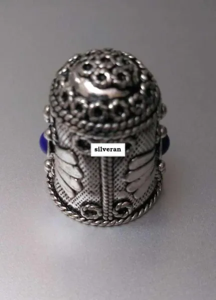 Yüksük 003 - Gümüş Dikiş Yüksüğü - Silver Sewing Thimble - كشتبان الخي