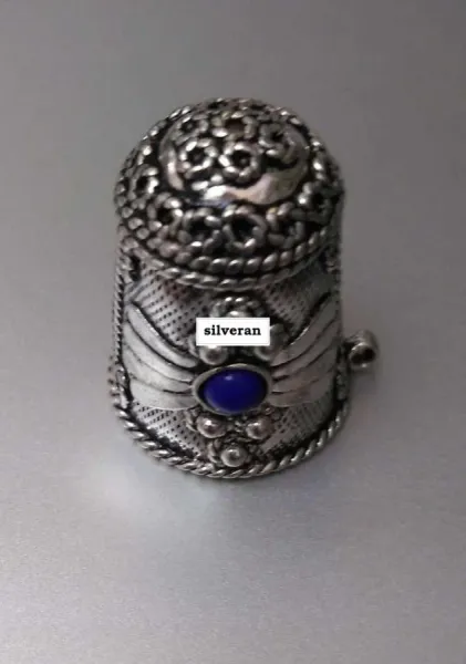 Yüksük 003 - Gümüş Dikiş Yüksüğü - Silver Sewing Thimble - كشتبان الخي