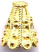 161001TG - Altın Yaldızlı Gümüş Huni - Gold Vermeil Bead Cone